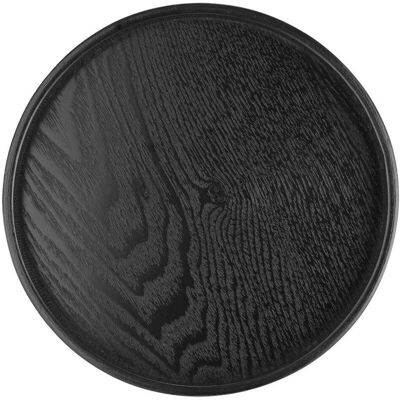 OEM Plateau De Service Rond En Bois Massif Pour Thé, Café, Collation, Nourriture, Repas Plateau En Bois Antidérapant Avec Bords Surélevés (30 Cm) - Publicité OEM Plateau De Service Rond En Bois Massif Pour Thé, Café, Collation, Nourriture, Repas Plateau En Bois Antidérapant Avec Bords Surélevés (30 Cm) - Publicité