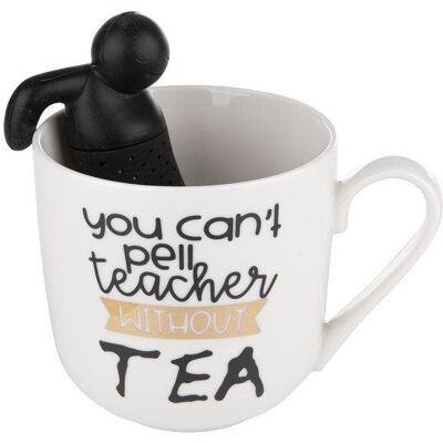 OEM Mug En Porcelaine Avec Infuseur Florina Loui 400 Ml - Publicité OEM Mug En Porcelaine Avec Infuseur Florina Loui 400 Ml - Publicité