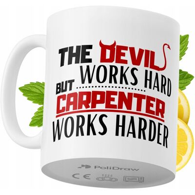 OEM Mug Humoristique Pour Charpentier, Avec Un Texte Amusant Et Un Design Graphique Original. Idéal Pour Les Anniversaires, Les Fêtes Et Les Occasions Spéciales. Mug Premium Pour La Maison, Le Bureau Et L - Publicité OEM Mug Humoristique Pour Charpentier, Avec Un Texte Amusant Et Un Design Graphique Original. Idéal Pour Les Anniversaires, Les Fêtes Et Les Occasions Spéciales. Mug Premium Pour La Maison, Le Bureau Et L - Publicité