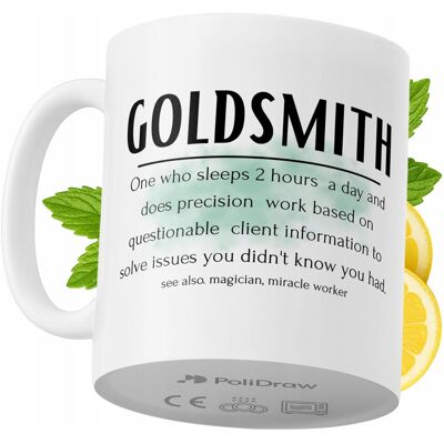 OEM Mug Humoristique Pour Orfèvre, Avec Un Texte Amusant Et Un Design Graphique Original. Idéal Pour Les Anniversaires, Les Fêtes Et Les Occasions Spéciales. Mug Premium Pour La Maison, Le Bureau Et Le Tr - Publicité OEM Mug Humoristique Pour Orfèvre, Avec Un Texte Amusant Et Un Design Graphique Original. Idéal Pour Les Anniversaires, Les Fêtes Et Les Occasions Spéciales. Mug Premium Pour La Maison, Le Bureau Et Le Tr - Publicité