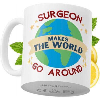 OEM Mug Humoristique Pour Chirurgien, Avec Texte Amusant Et Design Graphique. Idéal Pour Les Anniversaires, Les Fêtes Et Les Occasions Spéciales. Mug Premium Pour La Maison, Le Bureau Et Le Travail. Blanc - Publicité OEM Mug Humoristique Pour Chirurgien, Avec Texte Amusant Et Design Graphique. Idéal Pour Les Anniversaires, Les Fêtes Et Les Occasions Spéciales. Mug Premium Pour La Maison, Le Bureau Et Le Travail. Blanc - Publicité