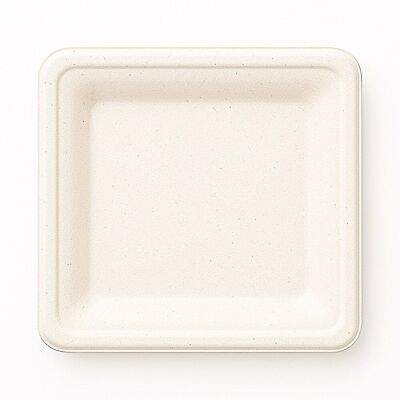 OEM Assiette Carrée En Pulpe De Roseau Guillin 20 Cm, 50 Pièces - Publicité OEM Assiette Carrée En Pulpe De Roseau Guillin 20 Cm, 50 Pièces - Publicité