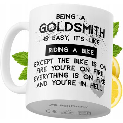 OEM Mug Humoristique Pour Orfèvre, Avec Un Texte Amusant Et Un Design Graphique Original. Idéal Pour Les Anniversaires, Les Fêtes Et Les Occasions Spéciales. Mug Premium Pour La Maison, Le Bureau Et Le Tr - Publicité OEM Mug Humoristique Pour Orfèvre, Avec Un Texte Amusant Et Un Design Graphique Original. Idéal Pour Les Anniversaires, Les Fêtes Et Les Occasions Spéciales. Mug Premium Pour La Maison, Le Bureau Et Le Tr - Publicité