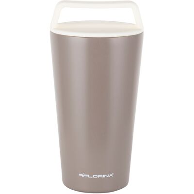 OEM Mug Isotherme Verdi 450 Ml Gris Clair - Publicité OEM Mug Isotherme Verdi 450 Ml Gris Clair - Publicité