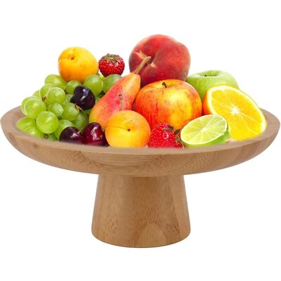 SANS MARQUE Support À Gâteau En Bois, Support À Gâteau Rond En Bois, Bol De Service De Fruits Rustique, Plateau De Support D'Assiette À Dessert Sur Pieds Pour Décoration, Mariage, Restaurant, (couleur Originale) - Publicité SANS MARQUE Support À Gâteau En Bois, Support À Gâteau Rond En Bois, Bol De Service De Fruits Rustique, Plateau De Support D'Assiette À Dessert Sur Pieds Pour Décoration, Mariage, Restaurant, (couleur Originale) - Publicité