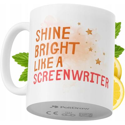 OEM Mug Humoristique Pour Scénariste, Avec Texte Amusant Et Design Graphique. Idéal Pour Les Anniversaires, Les Fêtes Et Les Occasions Spéciales. Mug Premium Pour La Maison, Le Bureau Et Le Travail. Blanc - Publicité OEM Mug Humoristique Pour Scénariste, Avec Texte Amusant Et Design Graphique. Idéal Pour Les Anniversaires, Les Fêtes Et Les Occasions Spéciales. Mug Premium Pour La Maison, Le Bureau Et Le Travail. Blanc - Publicité