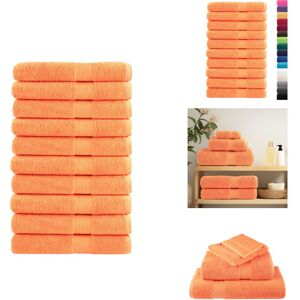 VIDAXL Serviettes De Qualité Supérieure Solund 10 Pcs Orange 600 G/m² - Serviettes De Bain - Serviettes De Plage - Serviettes En Coton - Serviettes Douces - Serviettes Absorbantes - Publicité VIDAXL Serviettes De Qualité Supérieure Solund 10 Pcs Orange 600 G/m² - Serviettes De Bain - Serviettes De Plage - Serviettes En Coton - Serviettes Douces - Serviettes Absorbantes - Publicité