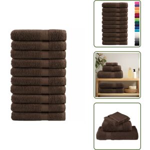 VIDAXL Serviettes De Sauna De Qualité Supérieure Solund 10 Pcs Marron - Serviettes De Sauna - Serviettes En Coton - Serviettes Hygiéniques - Serviettes Absorbantes - Serviettes Douces - Publicité VIDAXL Serviettes De Sauna De Qualité Supérieure Solund 10 Pcs Marron - Serviettes De Sauna - Serviettes En Coton - Serviettes Hygiéniques - Serviettes Absorbantes - Serviettes Douces - Publicité