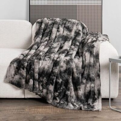 SCORPIO Couverture Plaid Polaire Super Chaude, Gris - Blanc Plaid Fausse Fourrure Haute Qualité, Plaid Polaire Poil Douce Et Confortable, Plaid Canape, Ultra Douce Et Duveteuse,160x200cm - Publicité SCORPIO Couverture Plaid Polaire Super Chaude, Gris - Blanc Plaid Fausse Fourrure Haute Qualité, Plaid Polaire Poil Douce Et Confortable, Plaid Canape, Ultra Douce Et Duveteuse,160x200cm - Publicité