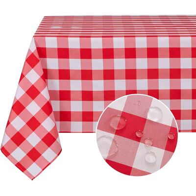 GRASSLIN 1 Nappe Tissu Polyester Imperméable Résistante Intempéries Lavable Anti-tache Pour Jardin Pique-nique Fêtes - Publicité GRASSLIN 1 Nappe Tissu Polyester Imperméable Résistante Intempéries Lavable Anti-tache Pour Jardin Pique-nique Fêtes - Publicité
