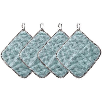 YUDO Lot De 4 Torchons De Cuisine Génériques, Essuie-mains, Chiffons De Nettoyage, Serviettes Pour La Maison Et Le Mobilier, Séchage Rapide-green - Publicité YUDO Lot De 4 Torchons De Cuisine Génériques, Essuie-mains, Chiffons De Nettoyage, Serviettes Pour La Maison Et Le Mobilier, Séchage Rapide-green - Publicité