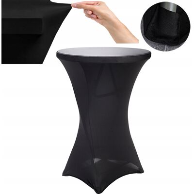 OEM Nappe Élastique Blanche Pour Table Basse Fi80 H:110cm - Publicité OEM Nappe Élastique Blanche Pour Table Basse Fi80 H:110cm - Publicité