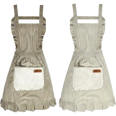 SANS MARQUE Tablier De Cuisine Femme, 2 Pcs Tabliers Etanche Avec 1 Poche, Tablier Cuisine Homme En Coton-lin Tablier, Barbecue Homme Pour Cuisine Jardinage Restaurant Barbecue Café, Cadeau Grand Mere - Publicité SANS MARQUE Tablier De Cuisine Femme, 2 Pcs Tabliers Etanche Avec 1 Poche, Tablier Cuisine Homme En Coton-lin Tablier, Barbecue Homme Pour Cuisine Jardinage Restaurant Barbecue Café, Cadeau Grand Mere - Publicité