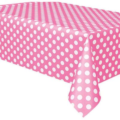 OEM 1pc (rose)nappe Toile Cirée Pvc Rectangulaire 137 X 183 Cm À Pois - Publicité OEM 1pc (rose)nappe Toile Cirée Pvc Rectangulaire 137 X 183 Cm À Pois - Publicité