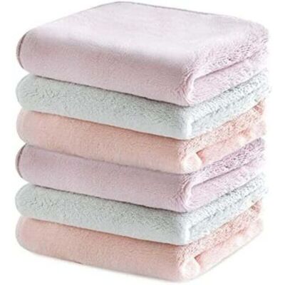 ABYSSE Lot De 6 Essuie-mains Pour Cuisine, Avec Boucle De Suspension, Serviette Bicolore Double Face, Mains Épaisses, Douces Et À Séchage Rapide, Double Couche Absorbante - Publicité ABYSSE Lot De 6 Essuie-mains Pour Cuisine, Avec Boucle De Suspension, Serviette Bicolore Double Face, Mains Épaisses, Douces Et À Séchage Rapide, Double Couche Absorbante - Publicité