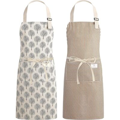 Generic 2 Tabliers De Cuisine Femme Chef Tablier Femme Réglable Tabliers De Cuisine Avec Poches Pour Familial Cuisine, Jardinage, Café, Restaurant, Barbecue - Publicité Generic 2 Tabliers De Cuisine Femme Chef Tablier Femme Réglable Tabliers De Cuisine Avec Poches Pour Familial Cuisine, Jardinage, Café, Restaurant, Barbecue - Publicité