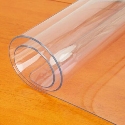 ABYSSE Nappe Transparente Pvc 90 X 160 Cm – Épaisseur 1,5 Mm – Lavable Et Sans Odeur – Coins Arrondis – Protection Efficace Pour Tables - Publicité ABYSSE Nappe Transparente Pvc 90 X 160 Cm – Épaisseur 1,5 Mm – Lavable Et Sans Odeur – Coins Arrondis – Protection Efficace Pour Tables - Publicité