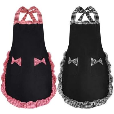 Cellfast Tablier De Cuisine - 2pcs - Noir - Imperméable - 2 Grandes Poches - Publicité Cellfast Tablier De Cuisine - 2pcs - Noir - Imperméable - 2 Grandes Poches - Publicité