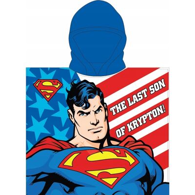 OEM Poncho Superman, Serviette De Bain À Capuche, Plage, Piscine D086b - Publicité OEM Poncho Superman, Serviette De Bain À Capuche, Plage, Piscine D086b - Publicité