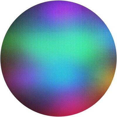 GRASSLIN Sets De Table Ronds Lavables En Vinyle Pour Intérieur/extérieur - Couleurs Vives'couleurs Vives One Sizex1'couleurs Vives'one Sizex1 - Publicité GRASSLIN Sets De Table Ronds Lavables En Vinyle Pour Intérieur/extérieur - Couleurs Vives'couleurs Vives One Sizex1'couleurs Vives'one Sizex1 - Publicité