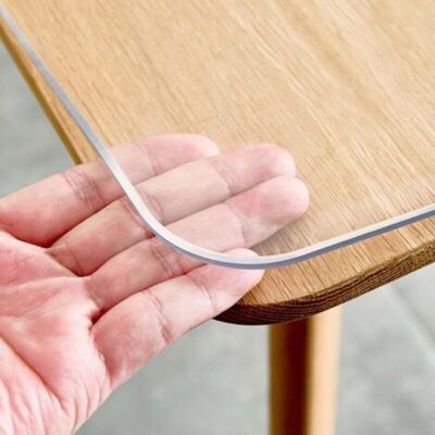 SANS MARQUE Protège-nappe Transparent, 45 Cm X 45 Cm, En Pvc - Publicité SANS MARQUE Protège-nappe Transparent, 45 Cm X 45 Cm, En Pvc - Publicité