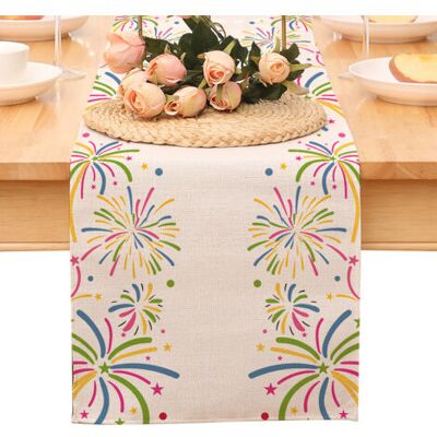 OEM Chemin De Table « Bonne Année », Nappe Noire Et Or À Pois Et Étoiles, Décoration Pour La Maison Et La Cuisine, Ambiance Champêtre, Linge De Table En Toile De Jute Pour Les Fêtes D'Hiver 2026 - Publicité OEM Chemin De Table « Bonne Année », Nappe Noire Et Or À Pois Et Étoiles, Décoration Pour La Maison Et La Cuisine, Ambiance Champêtre, Linge De Table En Toile De Jute Pour Les Fêtes D'Hiver 2026 - Publicité