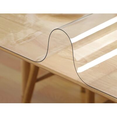 ARREDIAMOINSIEME SRL Nappe Transparente Épaisse Film Cristal Pvc Protectrice Résistante Aux Taches Protège Table - 100x280 Cm - Publicité ARREDIAMOINSIEME SRL Nappe Transparente Épaisse Film Cristal Pvc Protectrice Résistante Aux Taches Protège Table - 100x280 Cm - Publicité