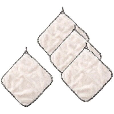 YUDO Lot De 4 Torchons De Cuisine Génériques, Essuie-mains, Chiffons De Nettoyage, Serviettes Pour La Maison Et Le Mobilier, Séchage Rapide-white - Publicité YUDO Lot De 4 Torchons De Cuisine Génériques, Essuie-mains, Chiffons De Nettoyage, Serviettes Pour La Maison Et Le Mobilier, Séchage Rapide-white - Publicité
