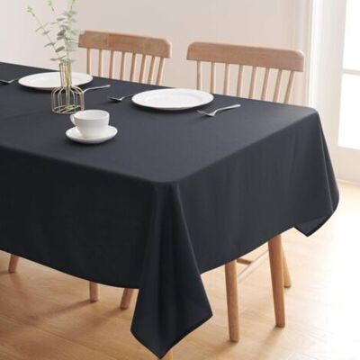 SCORPIO Nappe Rectangulaire Anti Tache Salle À Manger Nappe Intérieur Impermeable Decoration De La Table Gris Foncé 140x240cm - Publicité SCORPIO Nappe Rectangulaire Anti Tache Salle À Manger Nappe Intérieur Impermeable Decoration De La Table Gris Foncé 140x240cm - Publicité