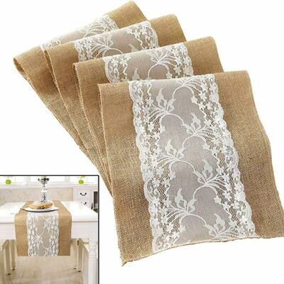 OEM Chemin De Table Rustique Vintage Nappe En Toile De Jute Blanche Chemin De Table En Toile De Jute En Dentelle Noël Hiver Décorations Pour La Maison Pour Le Festival De Mariage Décoration De Fête Case 3 - Publicité OEM Chemin De Table Rustique Vintage Nappe En Toile De Jute Blanche Chemin De Table En Toile De Jute En Dentelle Noël Hiver Décorations Pour La Maison Pour Le Festival De Mariage Décoration De Fête Case 3 - Publicité