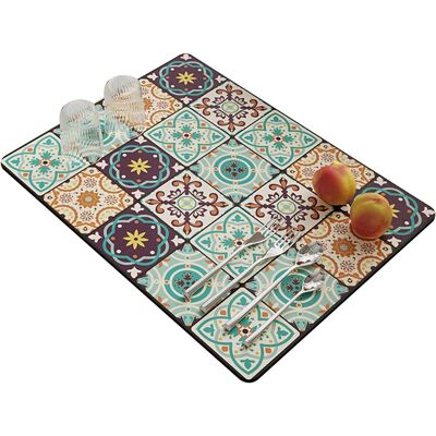 GRASSLIN Sets De Table, Géométriques, Colorés, Vintage, Pour Fête, Cuisine, Salle À Manger, Sets De Table Absorbants L'Eau, Isolation Thermique, Tapis À Séchage Rapide, 30 X 40 Cm'maroc 30x40cm'maroc'30x40cm - Publicité GRASSLIN Sets De Table, Géométriques, Colorés, Vintage, Pour Fête, Cuisine, Salle À Manger, Sets De Table Absorbants L'Eau, Isolation Thermique, Tapis À Séchage Rapide, 30 X 40 Cm'maroc 30x40cm'maroc'30x40cm - Publicité