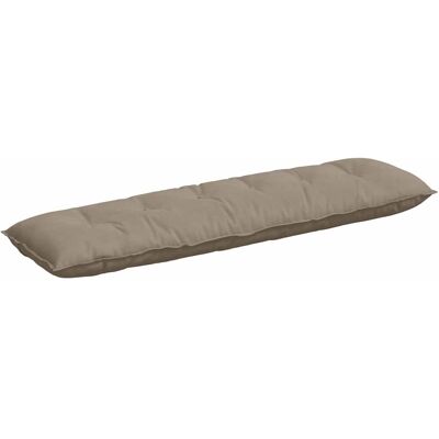 DESIGN IN Coussin De Dos Taupe 180 X 50 Cm Tissu En Microfibre - Publicité DESIGN IN Coussin De Dos Taupe 180 X 50 Cm Tissu En Microfibre - Publicité