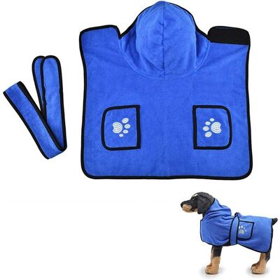 OEM Peignoir De Bain Absorbant Pour Chien - Doux - Séchage Rapide - Serviette De Bain Et Couverture En Microfibre - Accessoire De Bain Pour Chien De Petite. Moyenne Et Grande Taille - Bleu - Publicité OEM Peignoir De Bain Absorbant Pour Chien - Doux - Séchage Rapide - Serviette De Bain Et Couverture En Microfibre - Accessoire De Bain Pour Chien De Petite. Moyenne Et Grande Taille - Bleu - Publicité