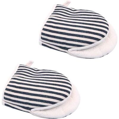 ABYSSE 1 Paire De Mini-mitaines De Four Mitaines Micro-ondes Support De Casserole Gants En Coton Et Lin Extrêmement Résistants À La Chaleur Surfaces De Four Antidérapant Gants À Bec De Canard - Noir - Publicité ABYSSE 1 Paire De Mini-mitaines De Four Mitaines Micro-ondes Support De Casserole Gants En Coton Et Lin Extrêmement Résistants À La Chaleur Surfaces De Four Antidérapant Gants À Bec De Canard - Noir - Publicité