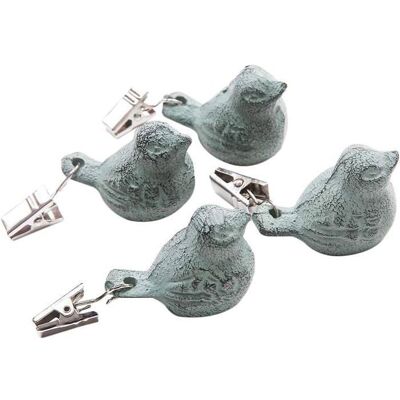 Cellfast Yzmrbdqc Lot De 4 Pendentifs Coupe-vent En Fonte Forme Oiseau - Poids Pour Nappes, Pique-nique Et Serviettes, Résistants Au Vent - Publicité Cellfast Yzmrbdqc Lot De 4 Pendentifs Coupe-vent En Fonte Forme Oiseau - Poids Pour Nappes, Pique-nique Et Serviettes, Résistants Au Vent - Publicité