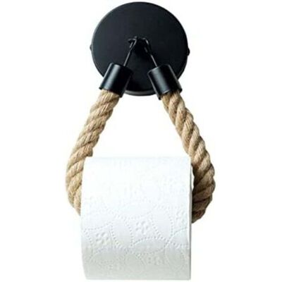 ABYSSE Porte-papier Toilette,support Pour Rouleau De Papier Toilette Vintage,porte-serviette Corde De Chanvre,pour La Décoration De La Cuisine De La Salle De Bain - Publicité ABYSSE Porte-papier Toilette,support Pour Rouleau De Papier Toilette Vintage,porte-serviette Corde De Chanvre,pour La Décoration De La Cuisine De La Salle De Bain - Publicité