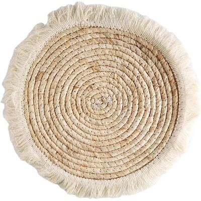 GRASSLIN Sets De Table Ronds En Herbe Naturelle Set De Table De Style Campagnard Vintage Tapis De Table De Ferme Pour Décor De Cuisine À Manger,4 Pcs,38 Cm (14,9 Pouces)'4pcs 38cm(14.9in)'4pcs'38cm(14.9in) - Publicité GRASSLIN Sets De Table Ronds En Herbe Naturelle Set De Table De Style Campagnard Vintage Tapis De Table De Ferme Pour Décor De Cuisine À Manger,4 Pcs,38 Cm (14,9 Pouces)'4pcs 38cm(14.9in)'4pcs'38cm(14.9in) - Publicité