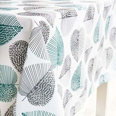 SANS MARQUE Nappe Imperméable De Table Rectangulaire Résistant Nappe Anti-taches Tissu Oxford Motif Feuilles Pour Table À Manger Picnic Party Jardin Lavable Entretien Facile 140x180cm, - Publicité SANS MARQUE Nappe Imperméable De Table Rectangulaire Résistant Nappe Anti-taches Tissu Oxford Motif Feuilles Pour Table À Manger Picnic Party Jardin Lavable Entretien Facile 140x180cm, - Publicité