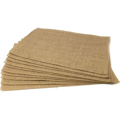 GRASSLIN Lot De 10 Sets De Table En Lin Naturel - Vintage Rustique - Rectangulaires - Lin - Pour Mariage - En Jute - Lavables - Pour Fête, Cuisine - 21 X 29 Cm'parent'-'21×29cm - Publicité GRASSLIN Lot De 10 Sets De Table En Lin Naturel - Vintage Rustique - Rectangulaires - Lin - Pour Mariage - En Jute - Lavables - Pour Fête, Cuisine - 21 X 29 Cm'parent'-'21×29cm - Publicité