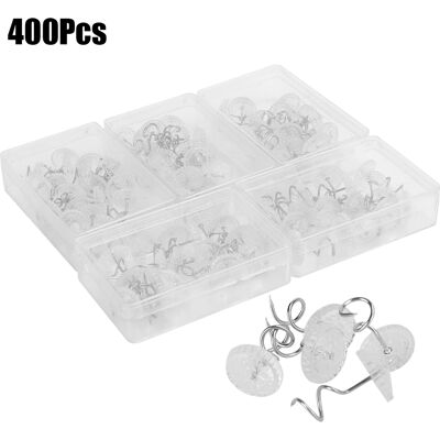 LBVIE 400 Épingles Torsadées Pour La Réparation De Jupes De Lit, Canapés, Garnitures De Toit Et Rideaux. Publicité LBVIE 400 Épingles Torsadées Pour La Réparation De Jupes De Lit, Canapés, Garnitures De Toit Et Rideaux. Publicité