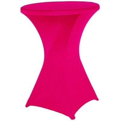 ABYSSE Housse De Table De Bistrot - Mange Debout - Deco Cocktail - Stretch Spandex (rose Rouge) 60cm×110cm - Publicité ABYSSE Housse De Table De Bistrot - Mange Debout - Deco Cocktail - Stretch Spandex (rose Rouge) 60cm×110cm - Publicité