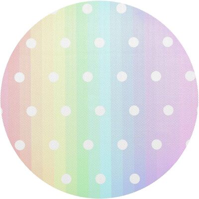 GRASSLIN Sets De Table Ronds Lavables À Pois Arc-en-ciel Pastel, Sets De Table De Cuisine'pois Arc-en-ciel Pastel One Sizex1'pois Arc-en-ciel Pastel'one Sizex1 - Publicité GRASSLIN Sets De Table Ronds Lavables À Pois Arc-en-ciel Pastel, Sets De Table De Cuisine'pois Arc-en-ciel Pastel One Sizex1'pois Arc-en-ciel Pastel'one Sizex1 - Publicité