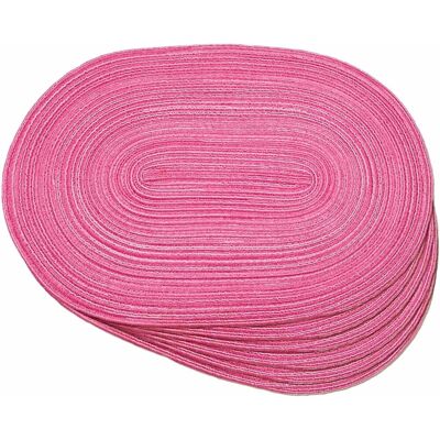 GRASSLIN Lot De 6 Sets De Table Ovales Tressés, Antidérapants, Lavables, Résistants À La Chaleur, Pour Salle À Manger, Cuisine, Fête, Décoration Quotidienne (13 Rouge Baie, 6)'13 Rouge Baie 6 Pcs'13 Rouge Baie - Publicité GRASSLIN Lot De 6 Sets De Table Ovales Tressés, Antidérapants, Lavables, Résistants À La Chaleur, Pour Salle À Manger, Cuisine, Fête, Décoration Quotidienne (13 Rouge Baie, 6)'13 Rouge Baie 6 Pcs'13 Rouge Baie - Publicité
