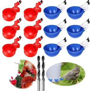 AIMOONSA 12 Pcs Abreuvoir Poules Automatique Diy Abreuvoir Poules Kit Avec 1 Foret, Abreuvoir Volaille Pour L'eau De Boisson Des Poulets, Canards, Oies Et Autres Volaillesabreuvoir Et Mangeoire Pour Basse-cou - Publicité AIMOONSA 12 Pcs Abreuvoir Poules Automatique Diy Abreuvoir Poules Kit Avec 1 Foret, Abreuvoir Volaille Pour L'eau De Boisson Des Poulets, Canards, Oies Et Autres Volaillesabreuvoir Et Mangeoire Pour Basse-cou - Publicité