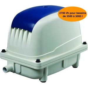 Le Poisson Qui Jardine - Aérateur Bassin Pompe À Air 2700 L/h À Membranes Pour Bassins De Jardin Silencieux - Publicité Le Poisson Qui Jardine - Aérateur Bassin Pompe À Air 2700 L/h À Membranes Pour Bassins De Jardin Silencieux - Publicité