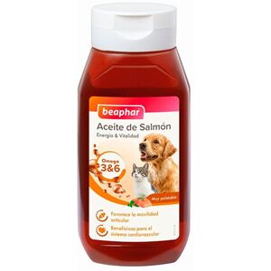 beaphar Huile de saumon de Behark pour chiens et chats, 430 ml - Publicité