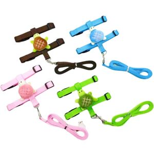 REDROAD Lot De 4 Harnais Réglables Pour Animaux De Compagnie, Avec Laisse, Pour Lapins, Chats, Petits Chiens Et Autres Petits Animaux De Compagnie - Publicité REDROAD Lot De 4 Harnais Réglables Pour Animaux De Compagnie, Avec Laisse, Pour Lapins, Chats, Petits Chiens Et Autres Petits Animaux De Compagnie - Publicité