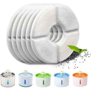 Tuserxln - Lot De 6 Filtres Automatiques Pour Fontaine À Chat, Avec Résine Et Charbon Actif, Filtre À Eau De Rechange Pour Chats & Chiens (rond) - Publicité Tuserxln - Lot De 6 Filtres Automatiques Pour Fontaine À Chat, Avec Résine Et Charbon Actif, Filtre À Eau De Rechange Pour Chats & Chiens (rond) - Publicité