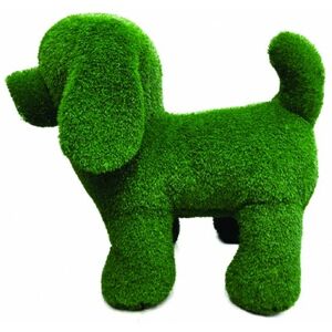 JARDINEX Peluche de Jardin chien en gazon synthétique (100 cm) - Vert - Vert - Publicité