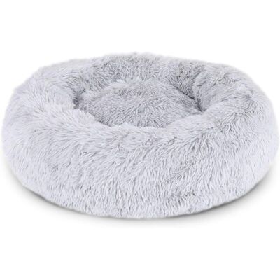MOXIE Panier Rond Pour Chien Coussin Pour Chat Panier Donut Ø 50 Cm (m) Gris Clair - Publicité MOXIE Panier Rond Pour Chien Coussin Pour Chat Panier Donut Ø 50 Cm (m) Gris Clair - Publicité